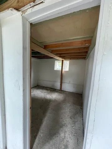 a view of empty room