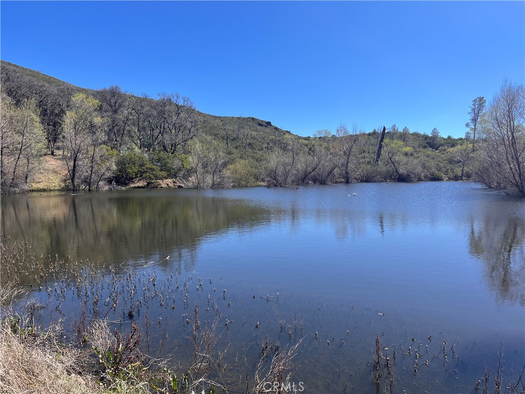 a view of lake with mountain