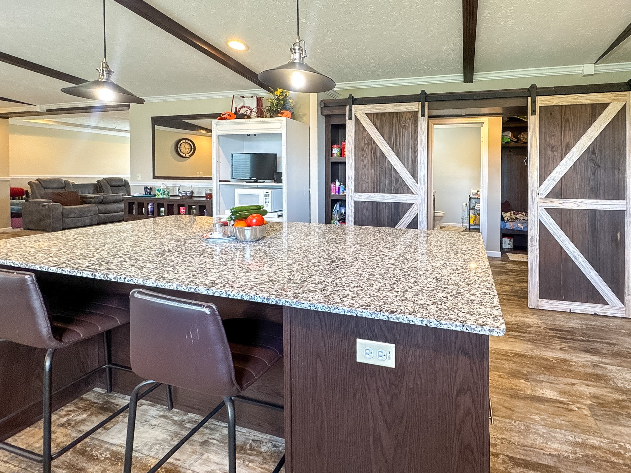 1198 David Patterson Road Lutts, TN 38471 - Photo 17 of 82 a kitchen with a counter top space appliances and cabinets