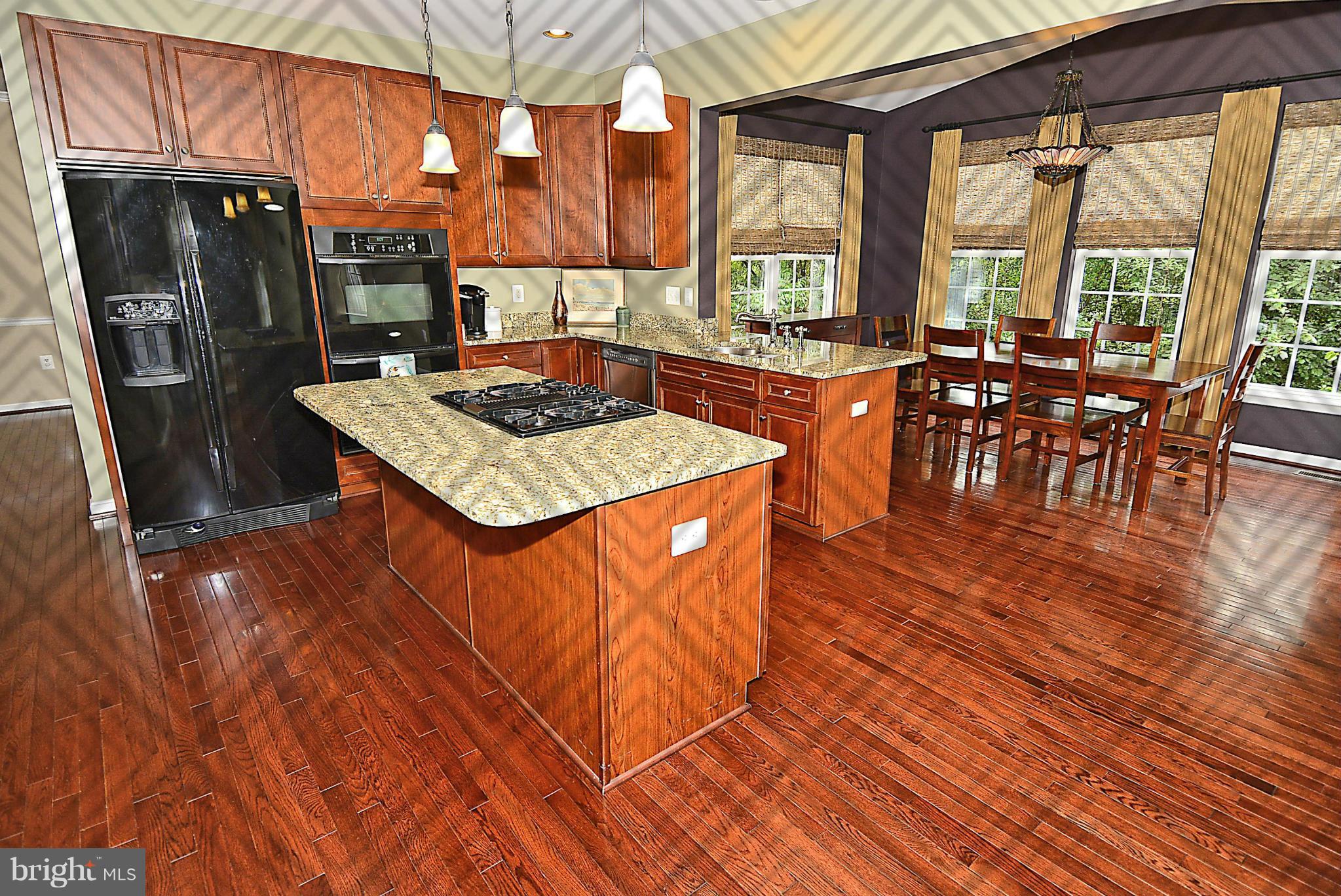 1702 Crommelins Court Point of Rocks, MD 21777 - Photo 5 of 12 a kitchen with stainless steel appliances granite countertop a refrigerator a stove and a wooden floors