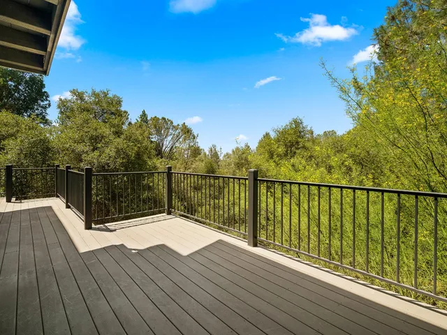 a view of balcony and deck