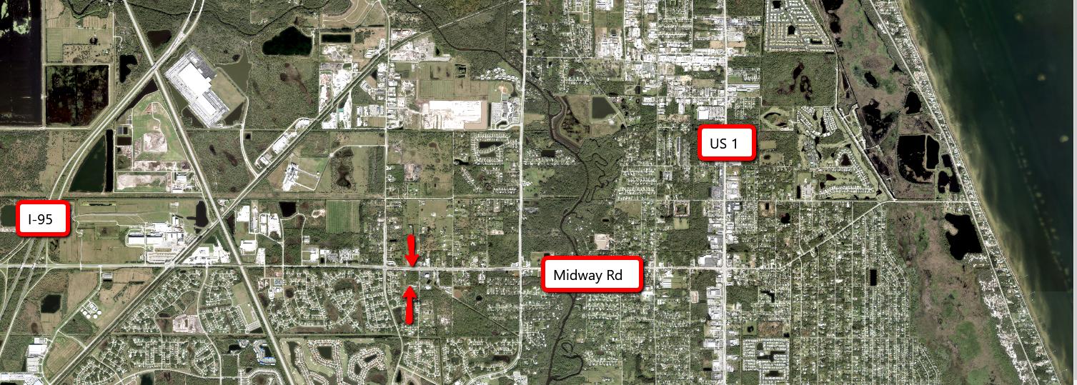 3725 West Midway Road Fort Pierce, FL 34981 - Photo 2 of 12 Weiser_two_aerial