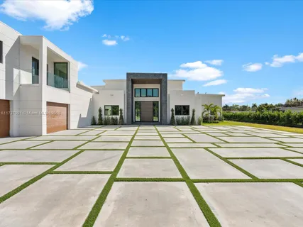 a view of a house with a patio