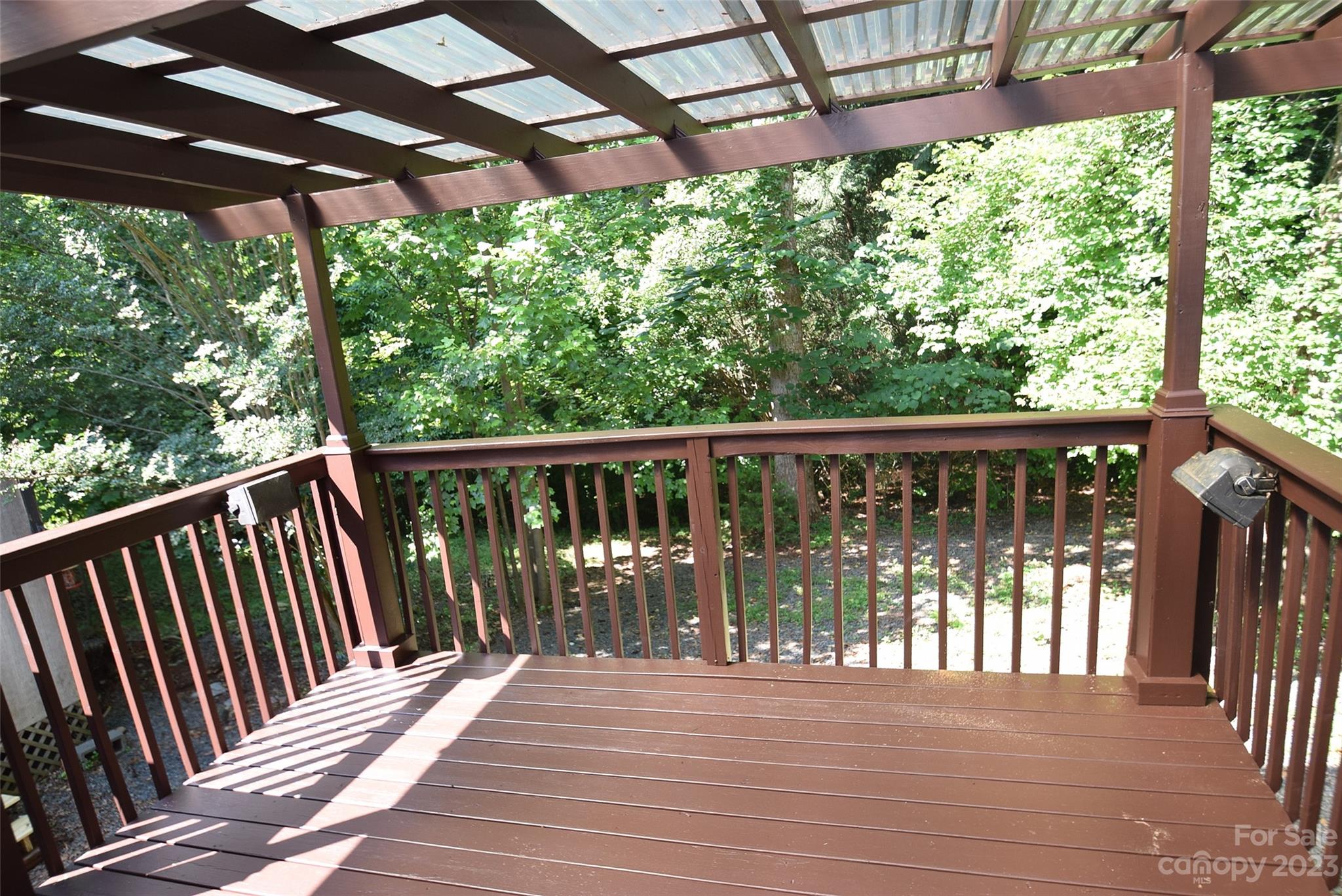 8429 Fieldwood Road Mint Hill, NC 28227 - Photo 7 of 28 a view of a balcony with wooden floor