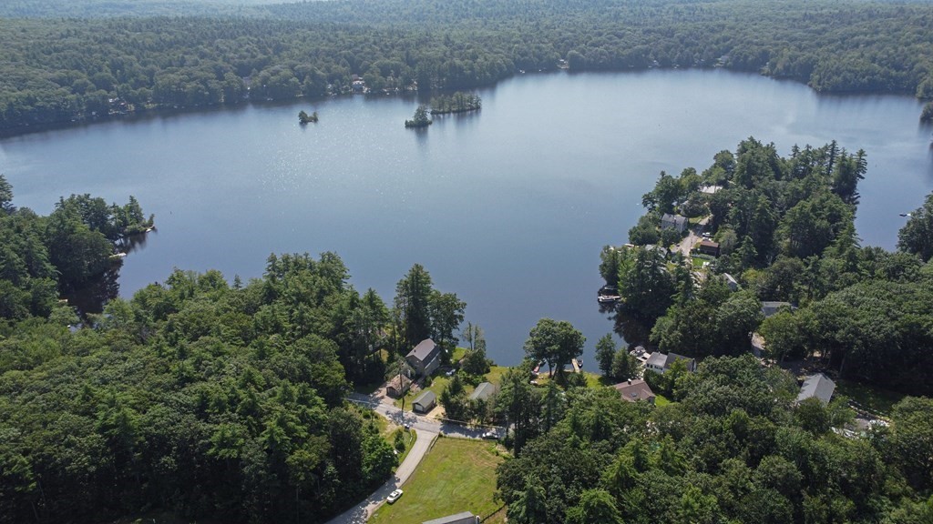 27 Hay Road Ashburnham, MA 01430 - Photo 15 of 42 an aerial view of residential house with outdoor space and lake view