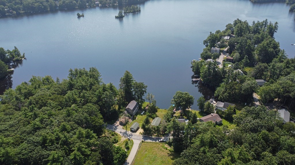 27 Hay Road Ashburnham, MA 01430 - Photo 16 of 42 an aerial view of a house with a yard and lake view