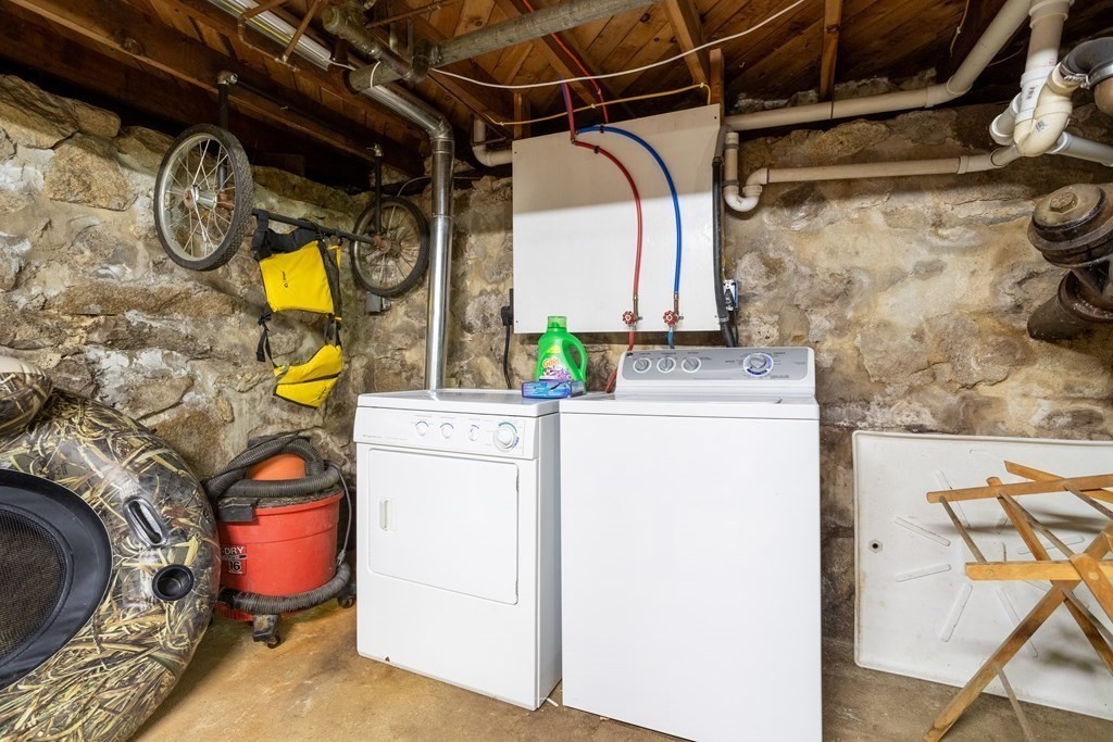 27 Hay Road Ashburnham, MA 01430 - Photo 38 of 42 a utility room with dryer and washer