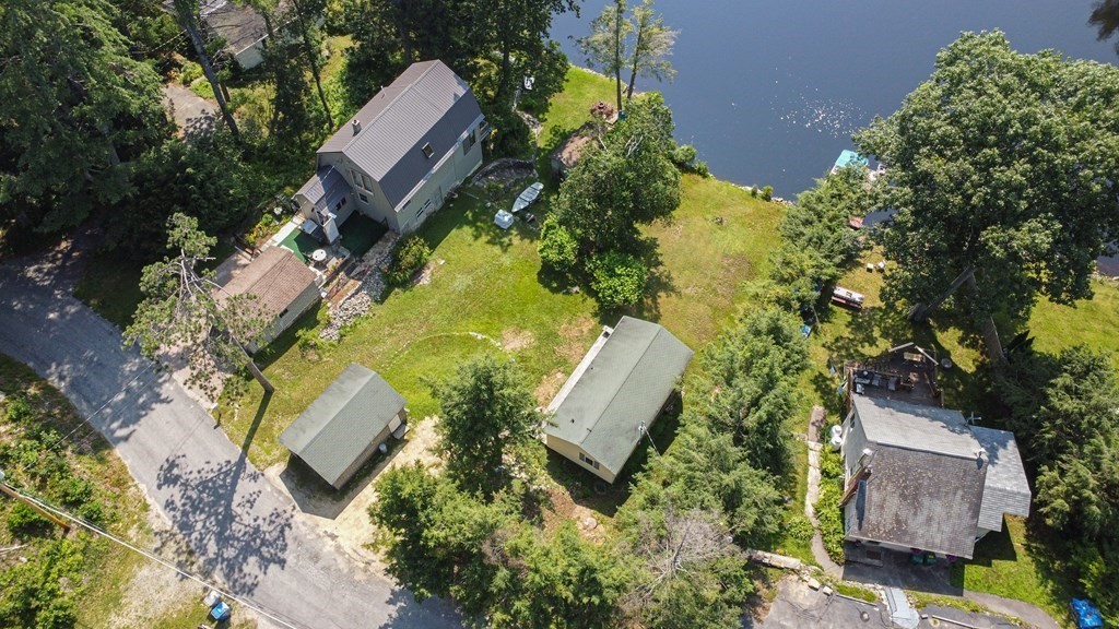 27 Hay Road Ashburnham, MA 01430 - Photo 8 of 42 an aerial view of a house with a yard and garden