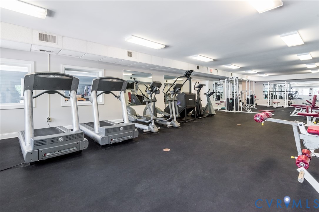 5149 Lake Summer Loop Moseley, VA 23120 - Photo 6 of 12 a view of a room with gym equipment