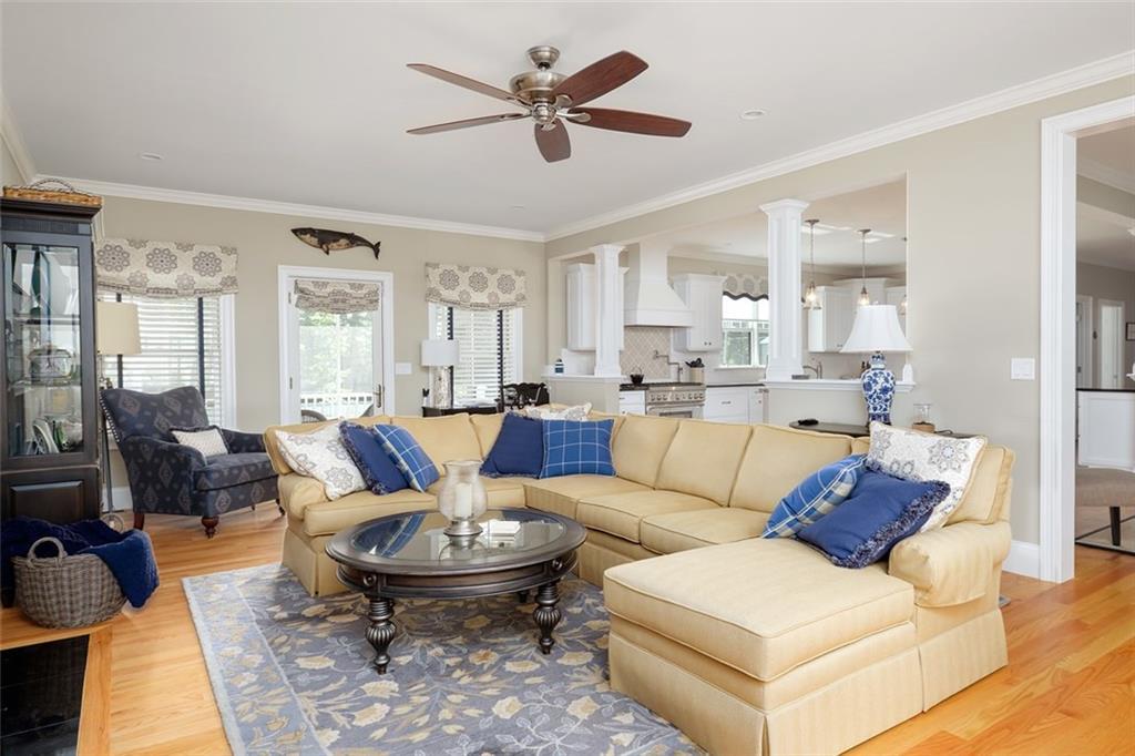 131 Shore Road Cape Neddick, ME 03902 - Photo 13 of 35 The ceiling fan aids in circulating...