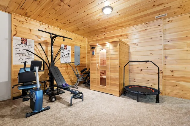 a view of chairs in wooden floor