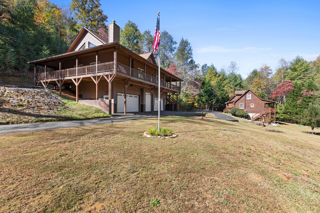 358 Misty River Circle Murphy, NC 28906 - Photo 44 of 62 a house with trees in front of it