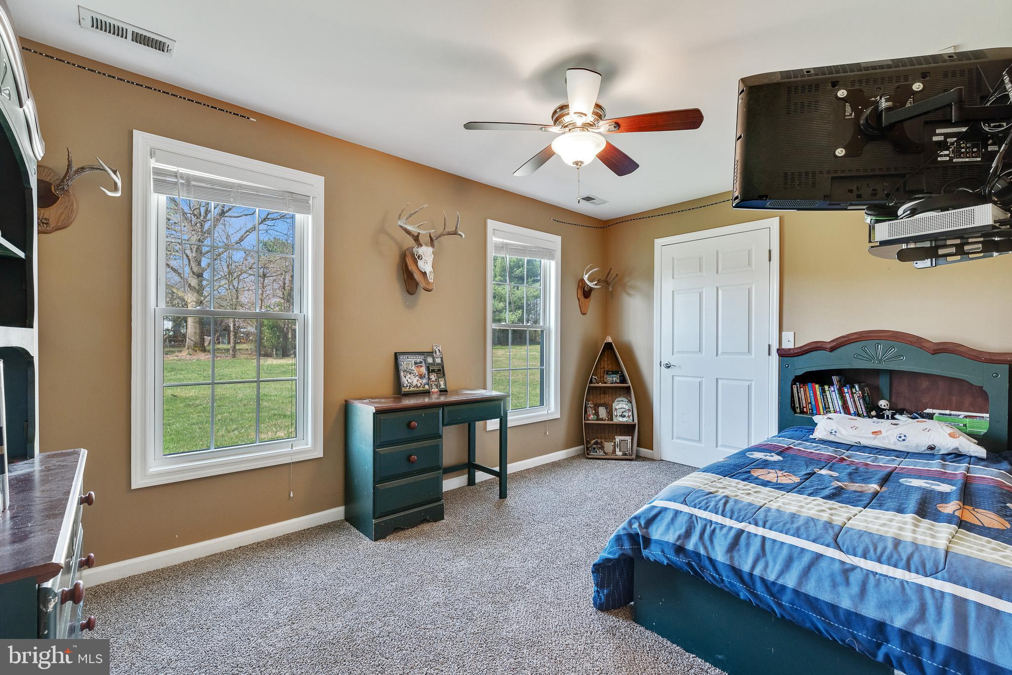 25 Bathon Loop Elkton, MD 21921 - Photo 16 of 22 Third bedroom with ceiling fan and crown molding