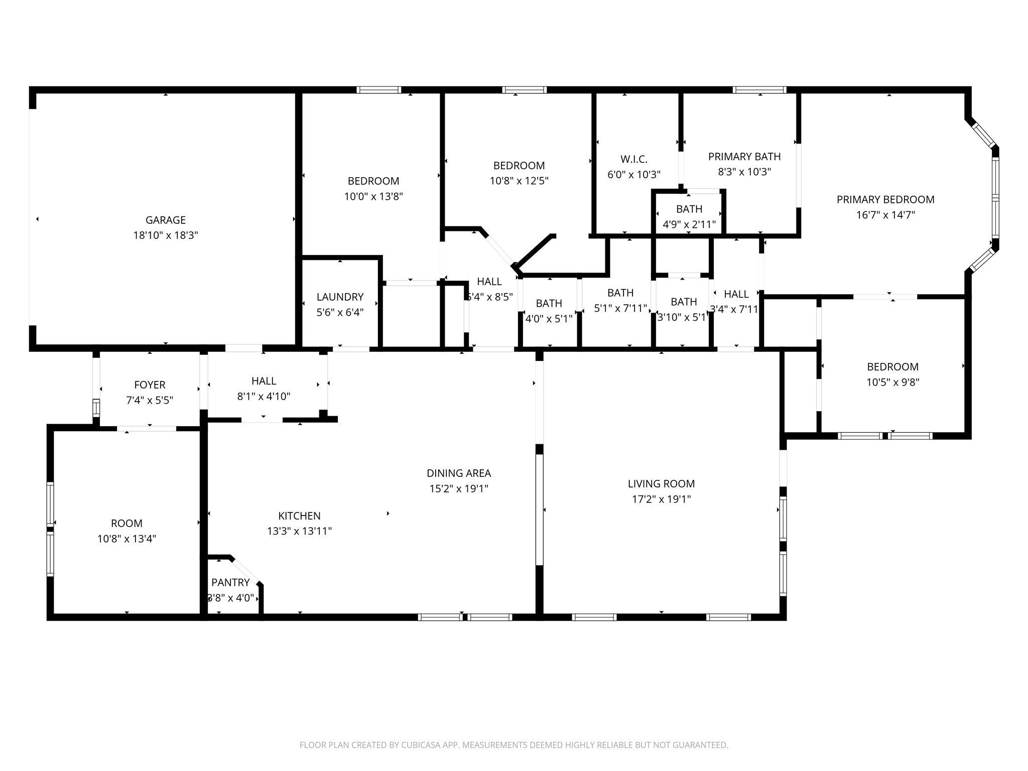 22526 Forbes Field Trail Spring, TX 77389 - Photo 35 of 35 Floorplan - room measurements approximated.