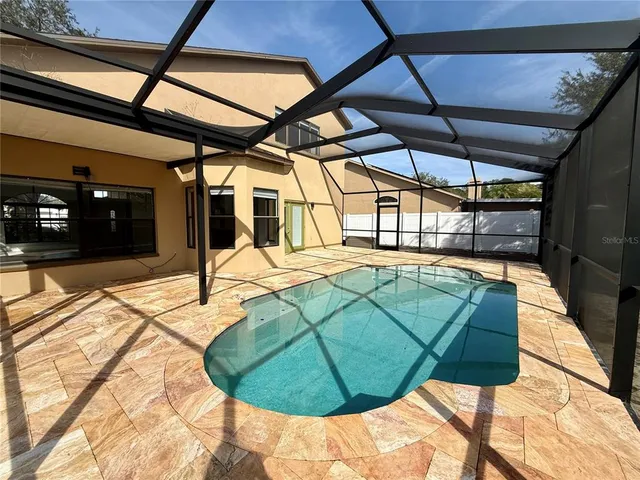 a view of a swimming pool