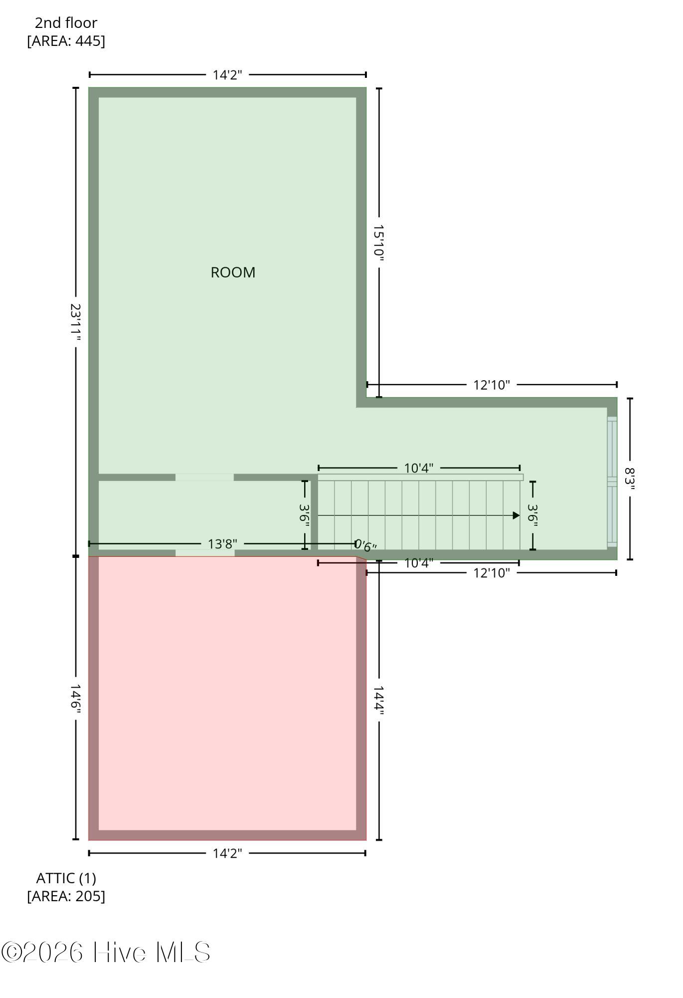 130 Cassidy Lane Holly Ridge, NC 28445 - Photo 38 of 43 2nd Floor GLA