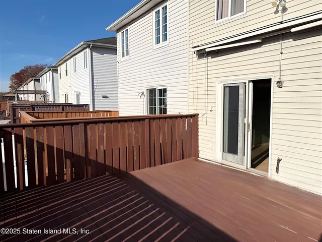 a backyard of a house