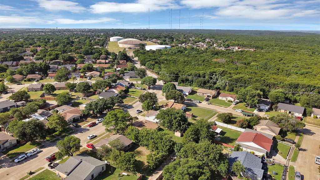 9519 County View Road Dallas, TX 75249 - Photo 27 of 31 Residential neighborhood featuring mature trees and a clear sky