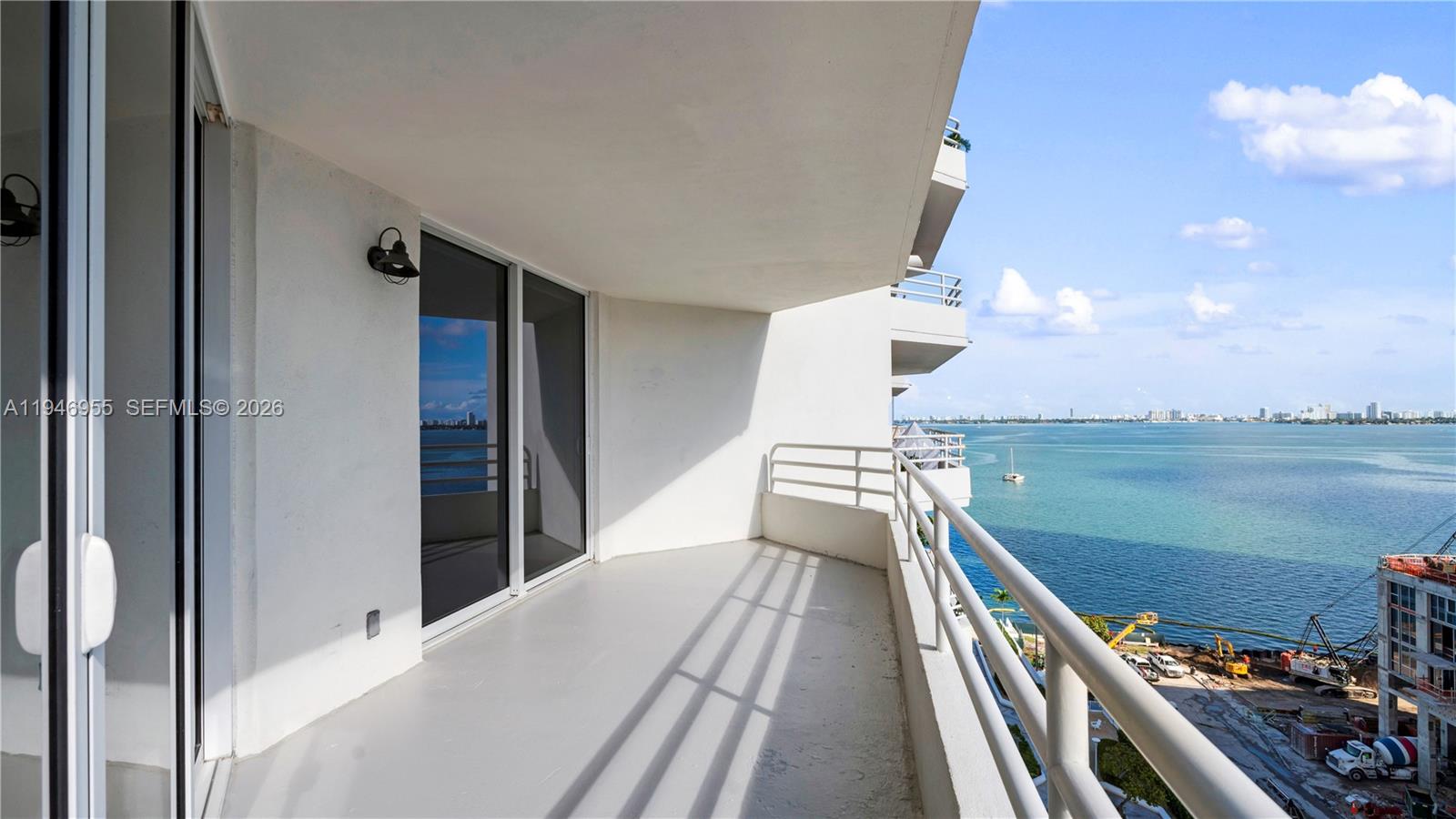 555 Northeast 34th Street, Unit 1509 Miami, FL 33137 - Photo 17 of 32 a view of balcony and deck