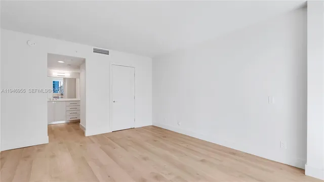 a view of empty room