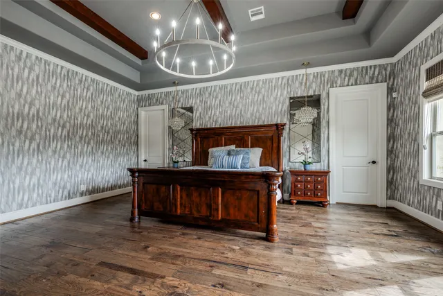 a bathroom with a granite countertop sink a toilet and a mirror