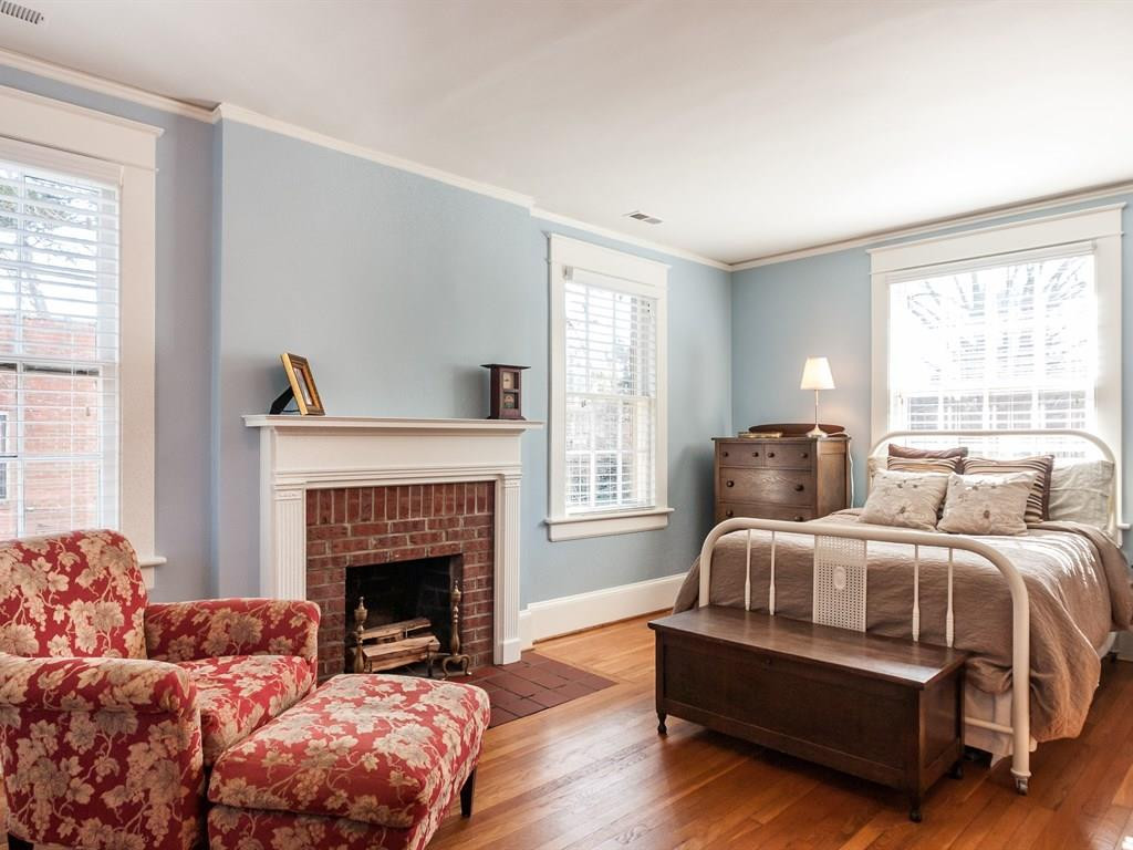3400 Ruffin Street Raleigh, NC 27607 - Photo 14 of 21 Bedroom 2 with Fireplace!