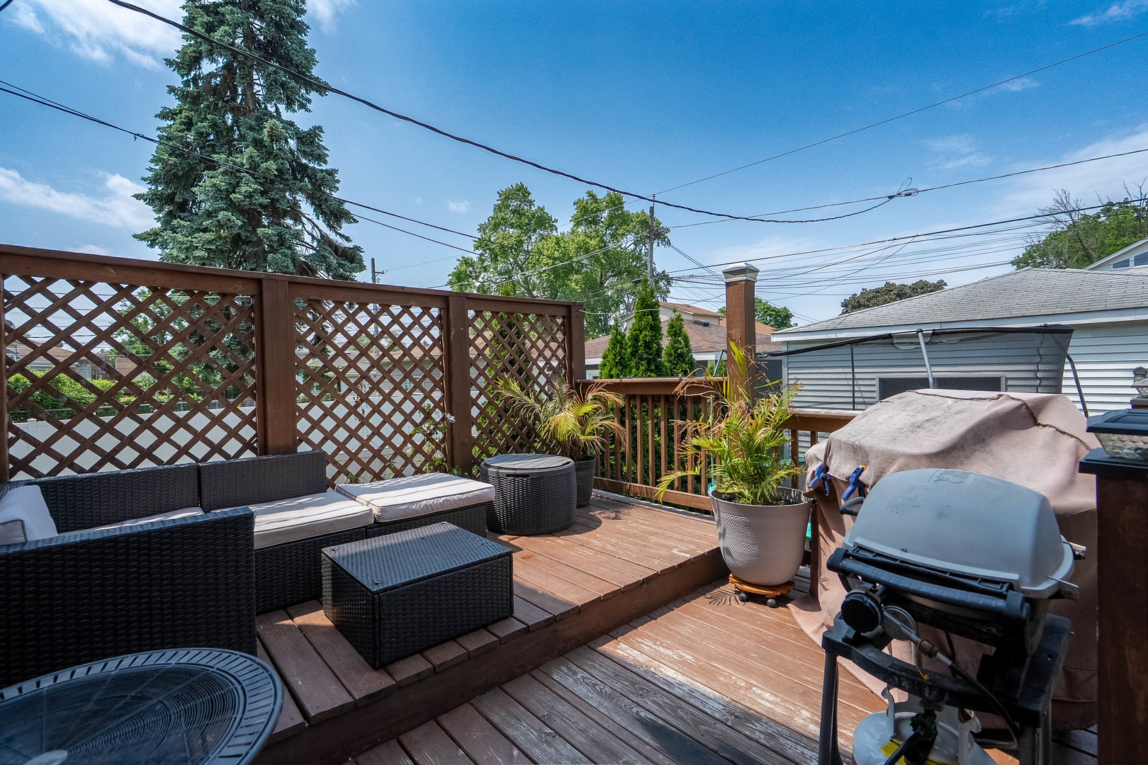 3638 North Odell Avenue Chicago, IL 60634 - Photo 36 of 46 a view of a patio on the deck