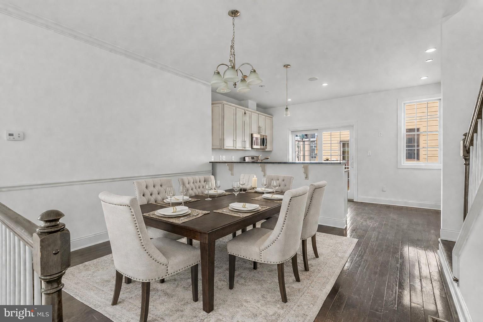 1015 North 3rd Street, Unit H Philadelphia, PA 19123 - Photo 5 of 27 a view of a dining room with furniture