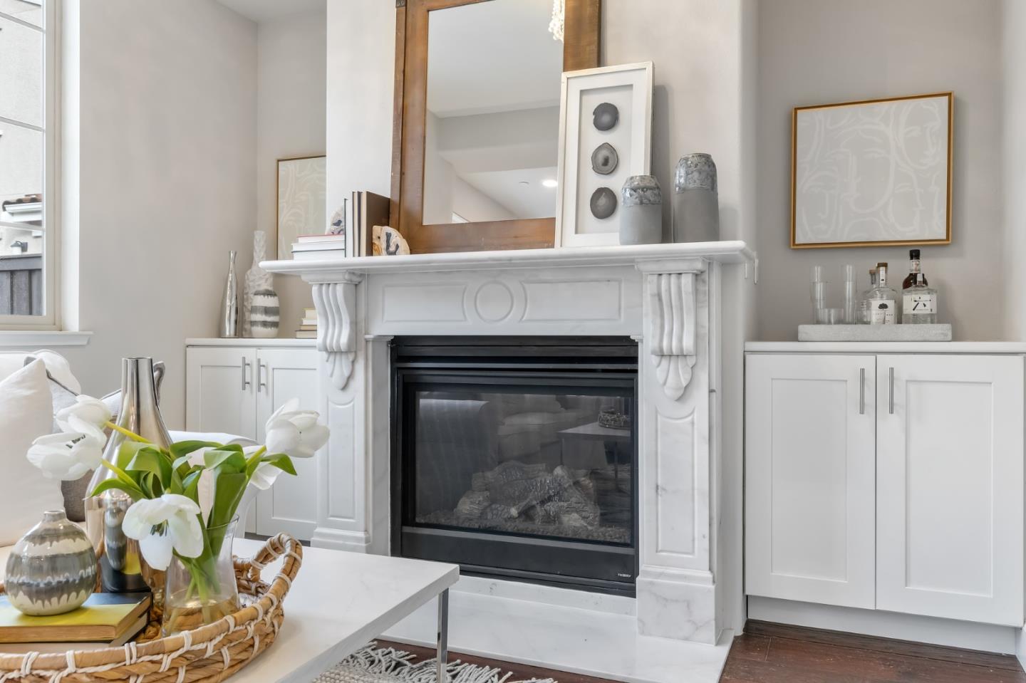 261 Crestview Circle Daly City, CA 94015 - Photo 18 of 45 a living room with furniture and a fireplace