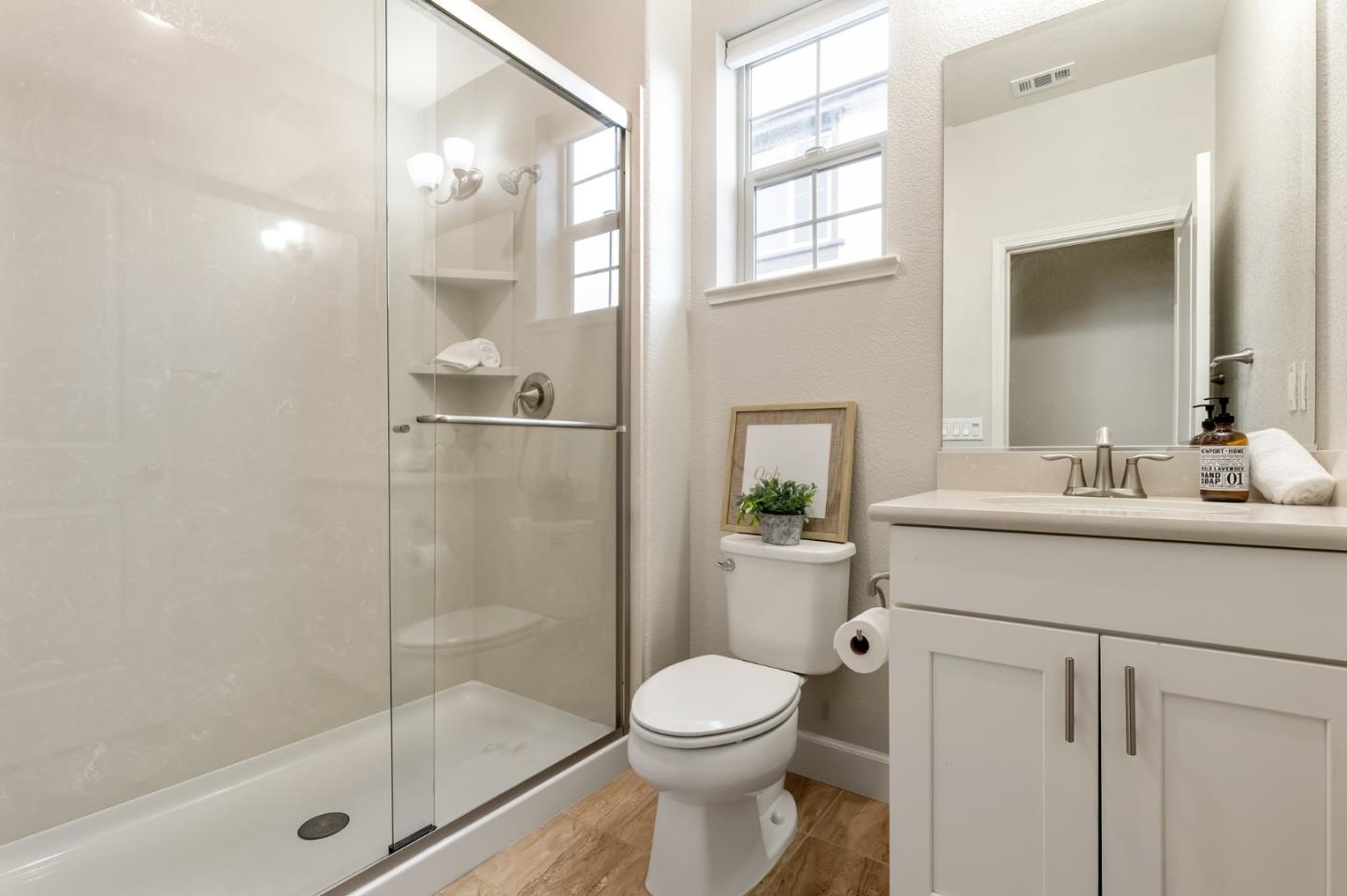 261 Crestview Circle Daly City, CA 94015 - Photo 19 of 45 a bathroom with a sink a toilet and shower