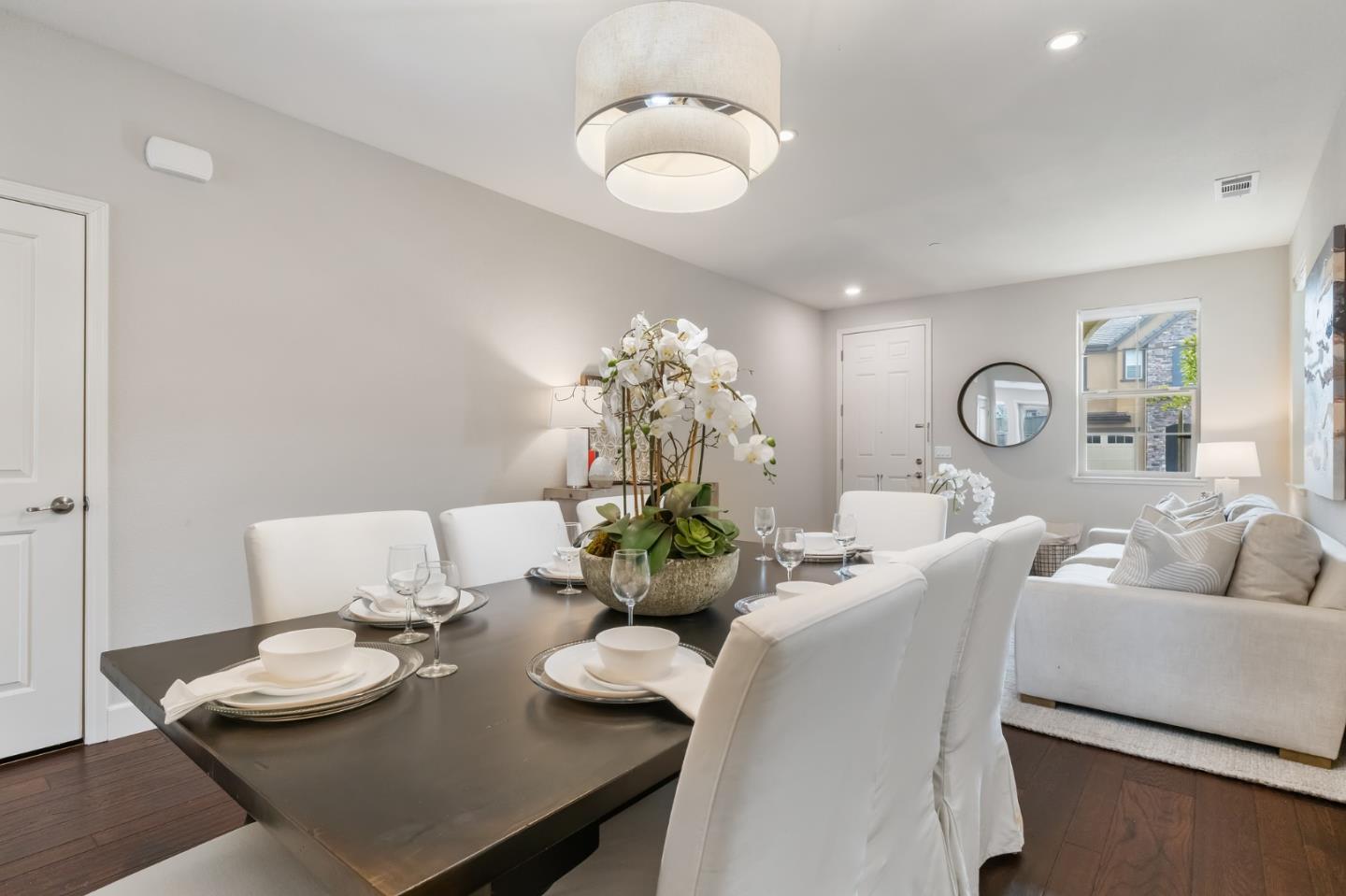 261 Crestview Circle Daly City, CA 94015 - Photo 7 of 45 a view of a dining room with furniture and a chandelier