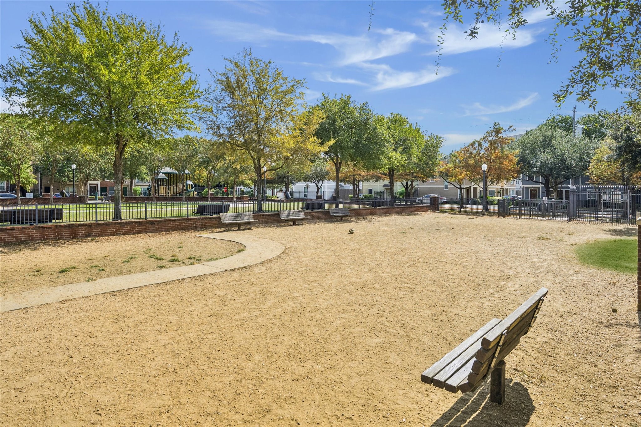 1810 Gillette Street Houston, TX 77019 - Photo 25 of 25 a view of a swimming pool with an outdoor space and seating area