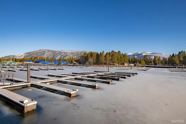 a view of outdoor space with swimming pool and trees