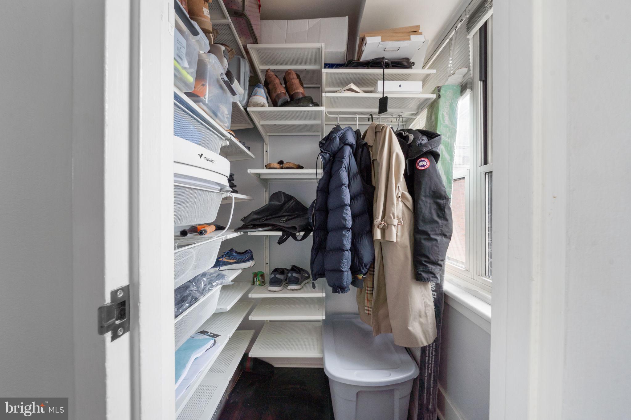 1810 Rittenhouse Square, Unit 610 Philadelphia, PA 19103 - Photo 15 of 32 Walk-in closet 2 with windows