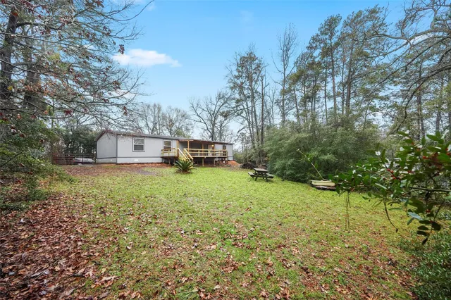 a house view with a seating space