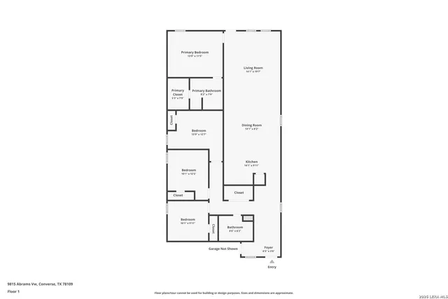 $230,000 | 9815 Abrams View, Converse, TX 78109