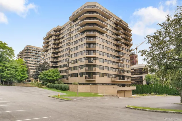 a front view of a building