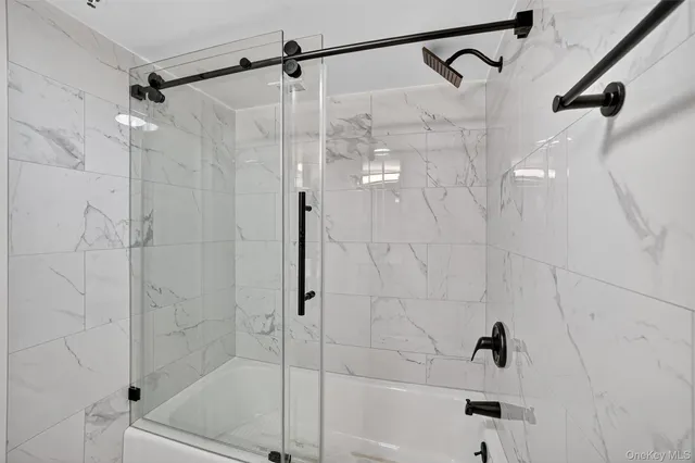 a view of small space with racks on the wall