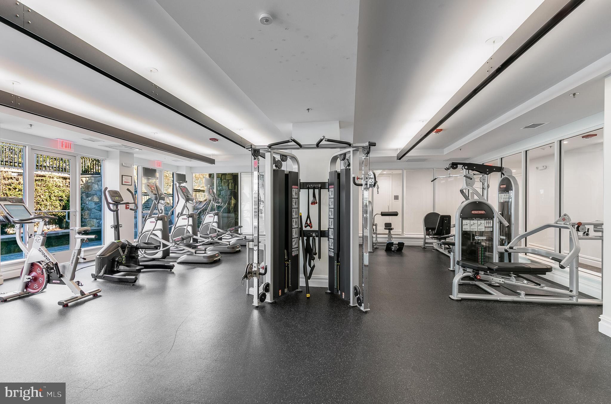 8201 River Road Bethesda, MD 20817 - Photo 42 of 50 a view of a room with gym equipment
