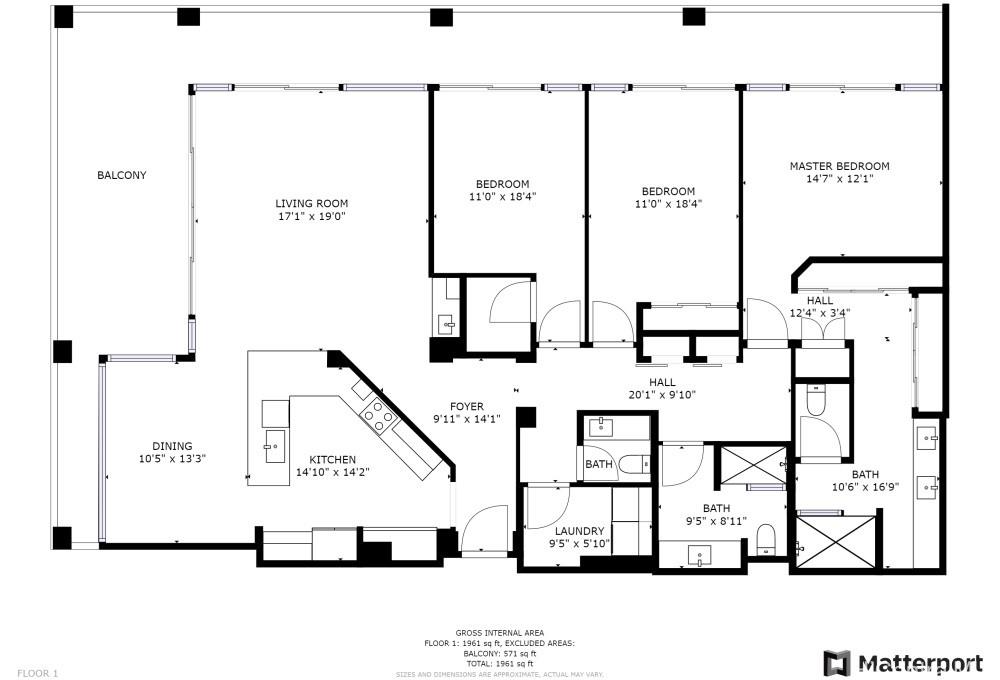 1 Keahole Place, Unit 3512 Honolulu, HI 96825 - Photo 17 of 18 a picture of floor plan