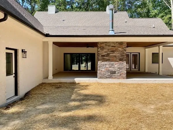 a view of a porch