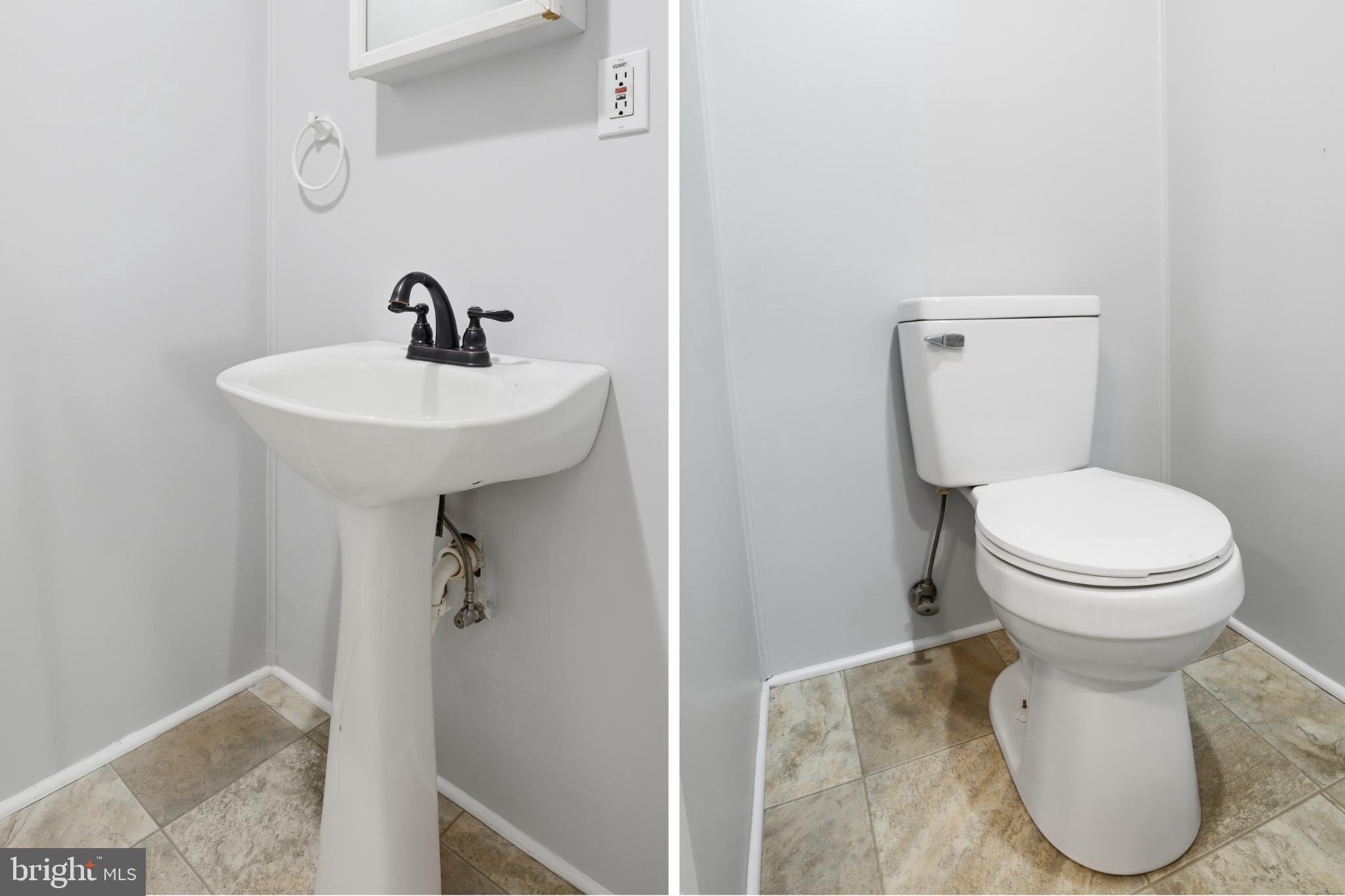 2530 Mill Creek Road Dover, PA 17315 - Photo 38 of 69 Sleek and modern half-bath design.