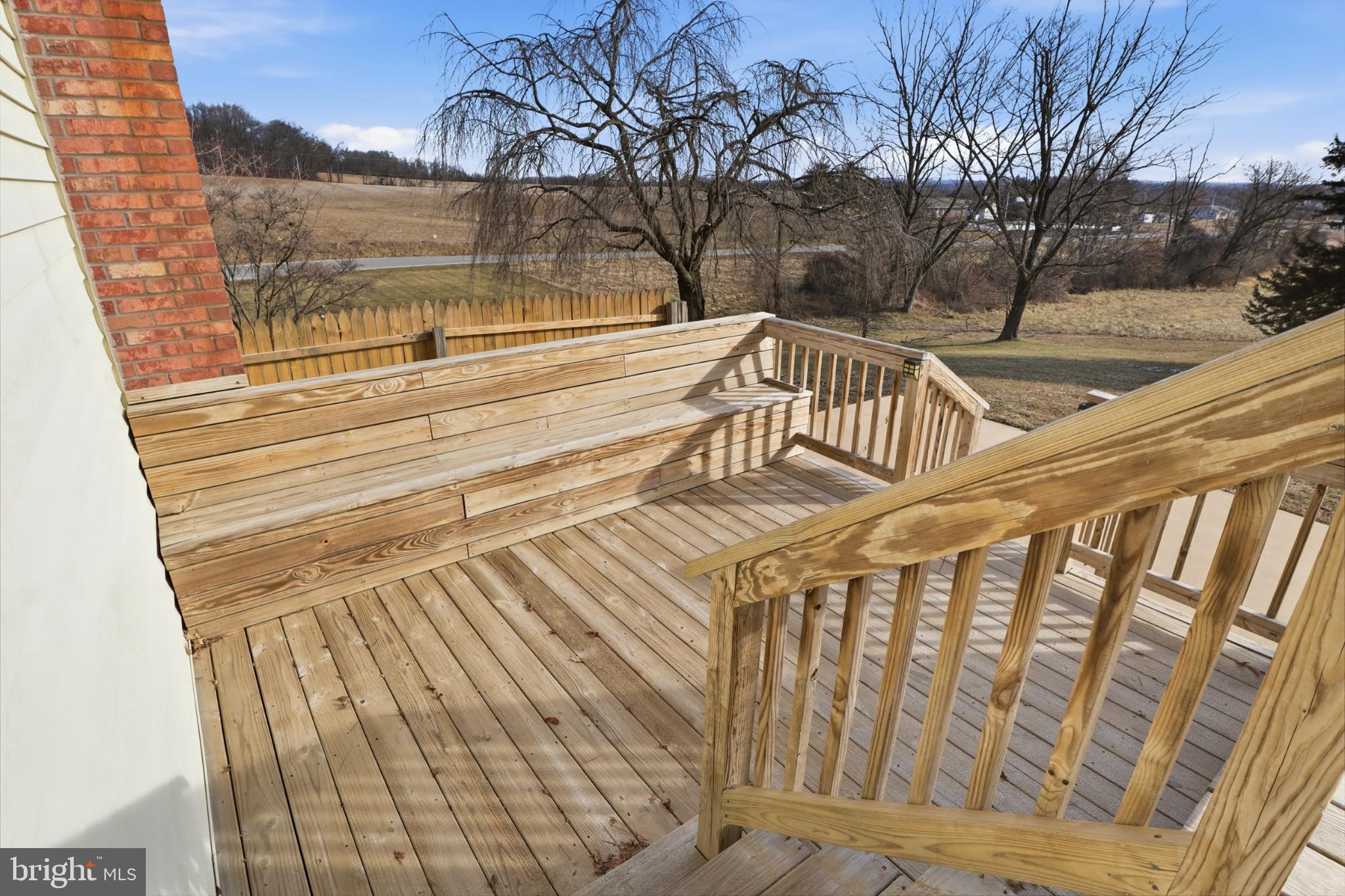 2530 Mill Creek Road Dover, PA 17315 - Photo 50 of 69 Spacious wooden deck with scenic views.