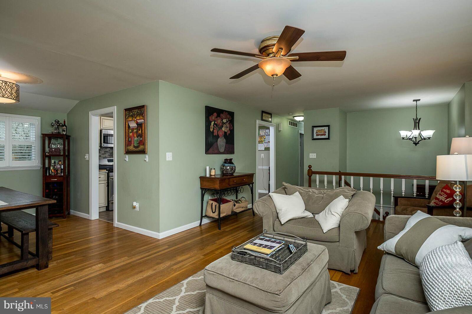 2837 Southview Road Ellicott City, MD 21042 - Photo 4 of 30 Living Room with open view of the upper level