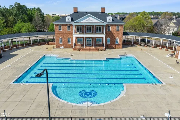a view of a house with roof deck