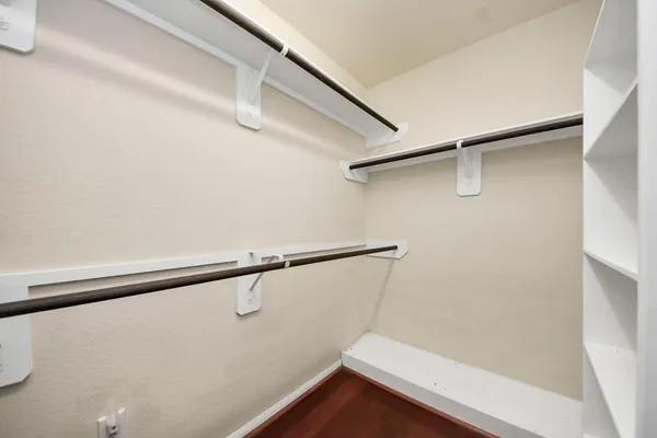 a view of a rack on the wall