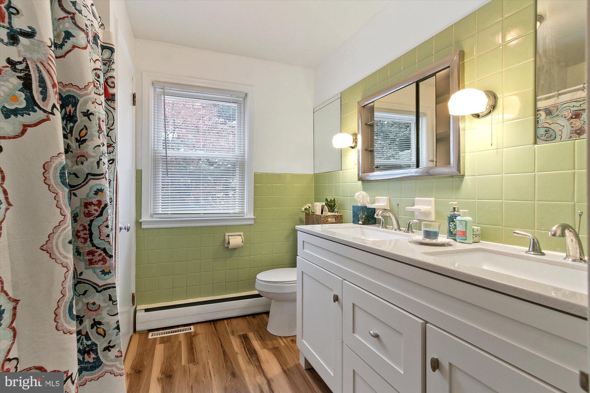 222 Dew Drop Road York, PA 17402 - Photo 15 of 31 a bathroom with a sink a toilet and mirror