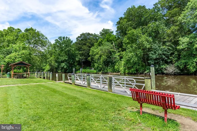 a view of a deck with a yard