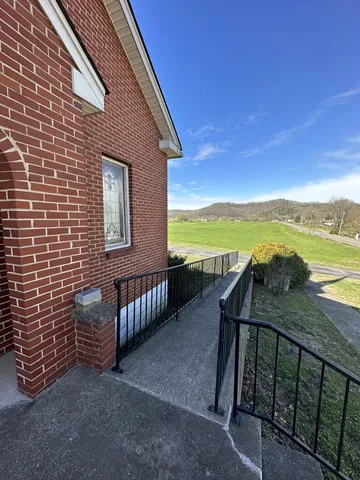 a view of outdoor space with ocean view