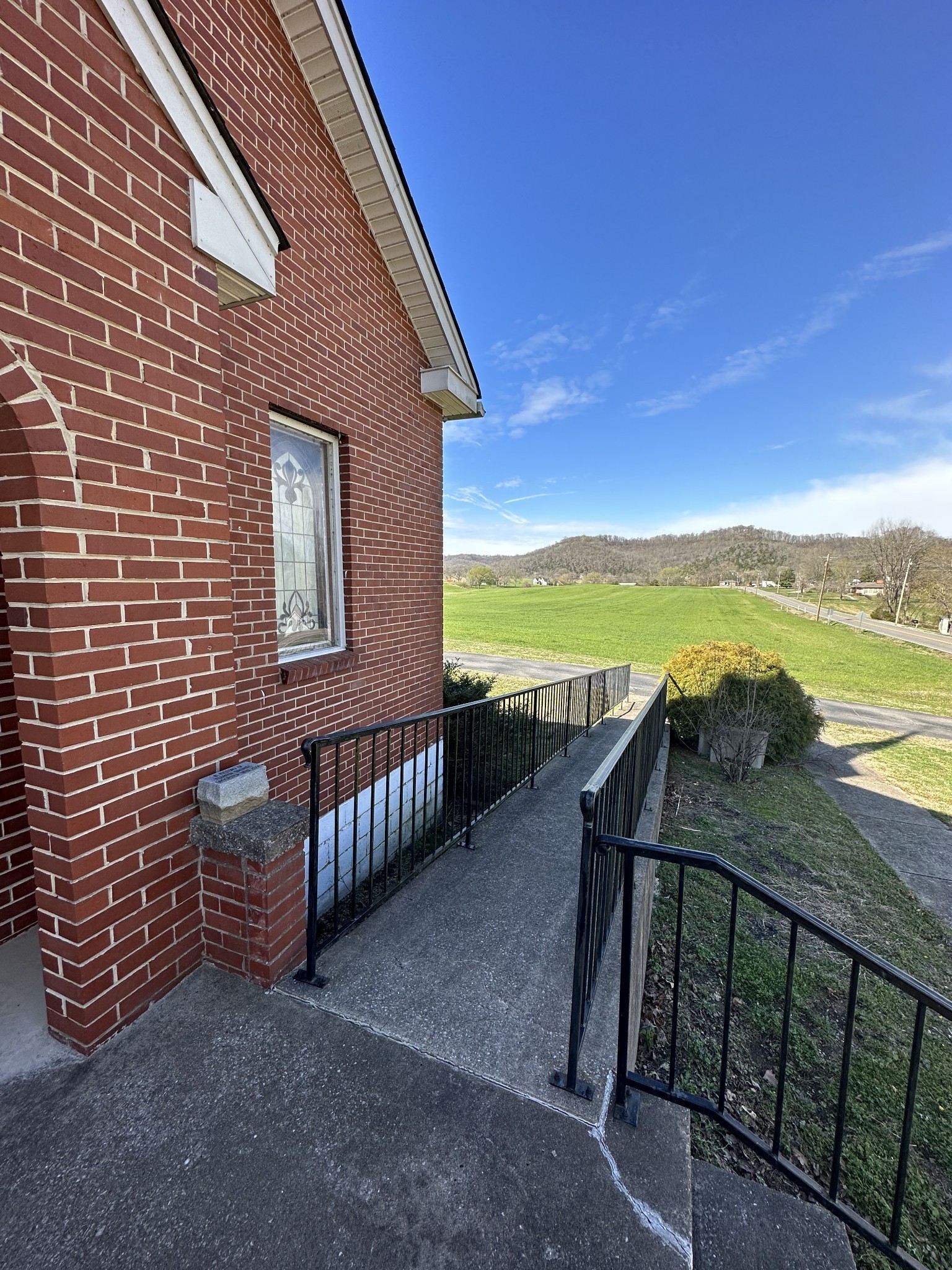 a view of outdoor space with ocean view